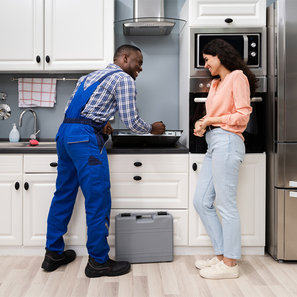 what kind of warranty do you offer on your cooktop repair services in Oak Trail Shores